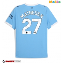 Moške Nogometnih dresov Manchester City Matheus Nunes #27 Domači 2025-26 Kratki rokavi